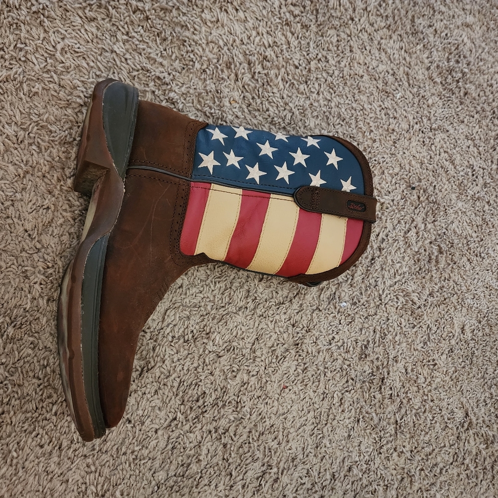 Durango red white and blue cowboy boots